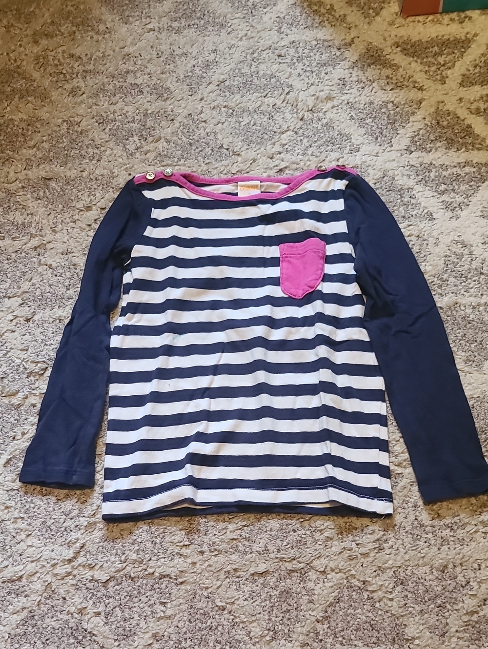 10 for $25 - Gymboree Girls 5 - Blue, White & Pink Long Sleeve Shirt